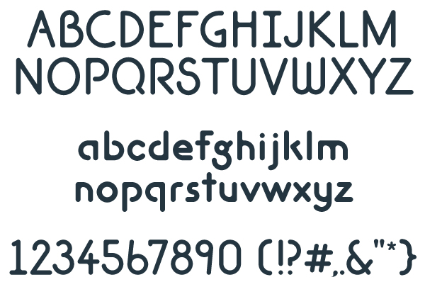 Radii Rounded typeface framwork